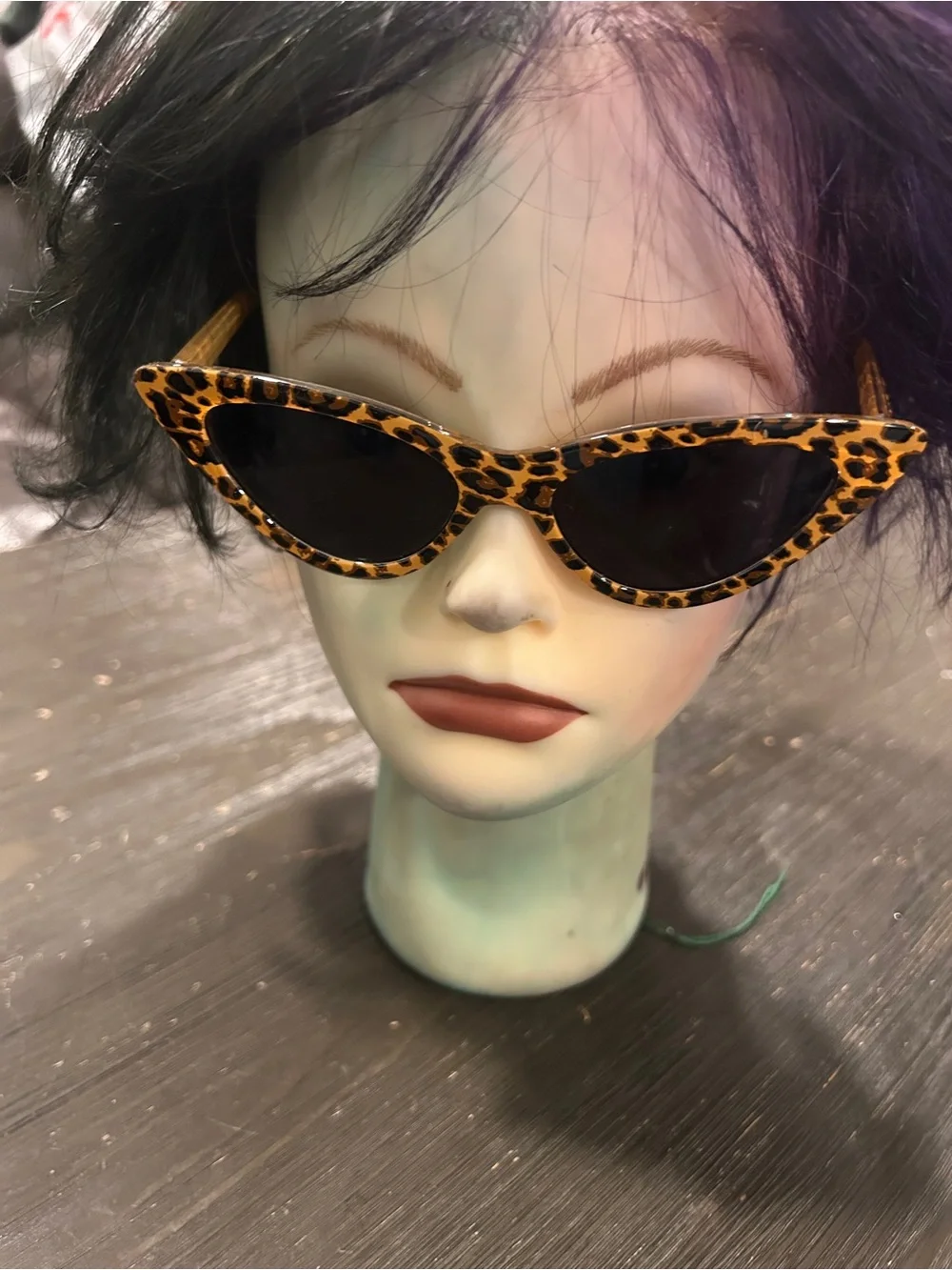 Leopard Print Cat Eye Sunglasses - Women Accessories
